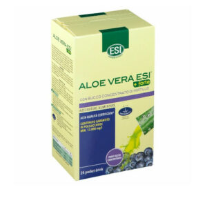 esi aloe vera succo + forte mirtillo 24 pocket