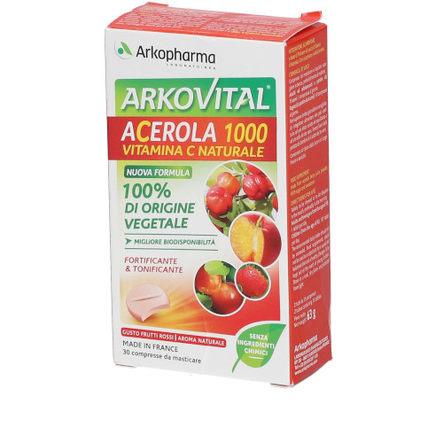 arkovital acerola 1000 30 compresse