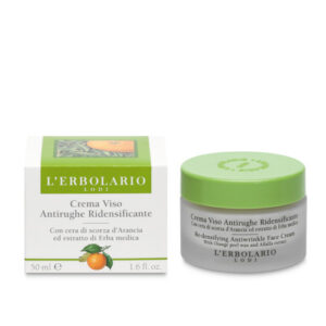 crema viso antirughe arancio e erba medica
