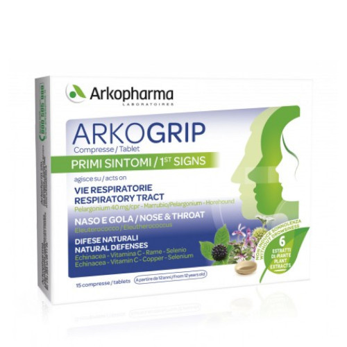arkogrip 15 compresse