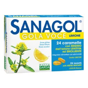 Sanagol  Gola Voce 24 caramelle Limone Senza Zucchero