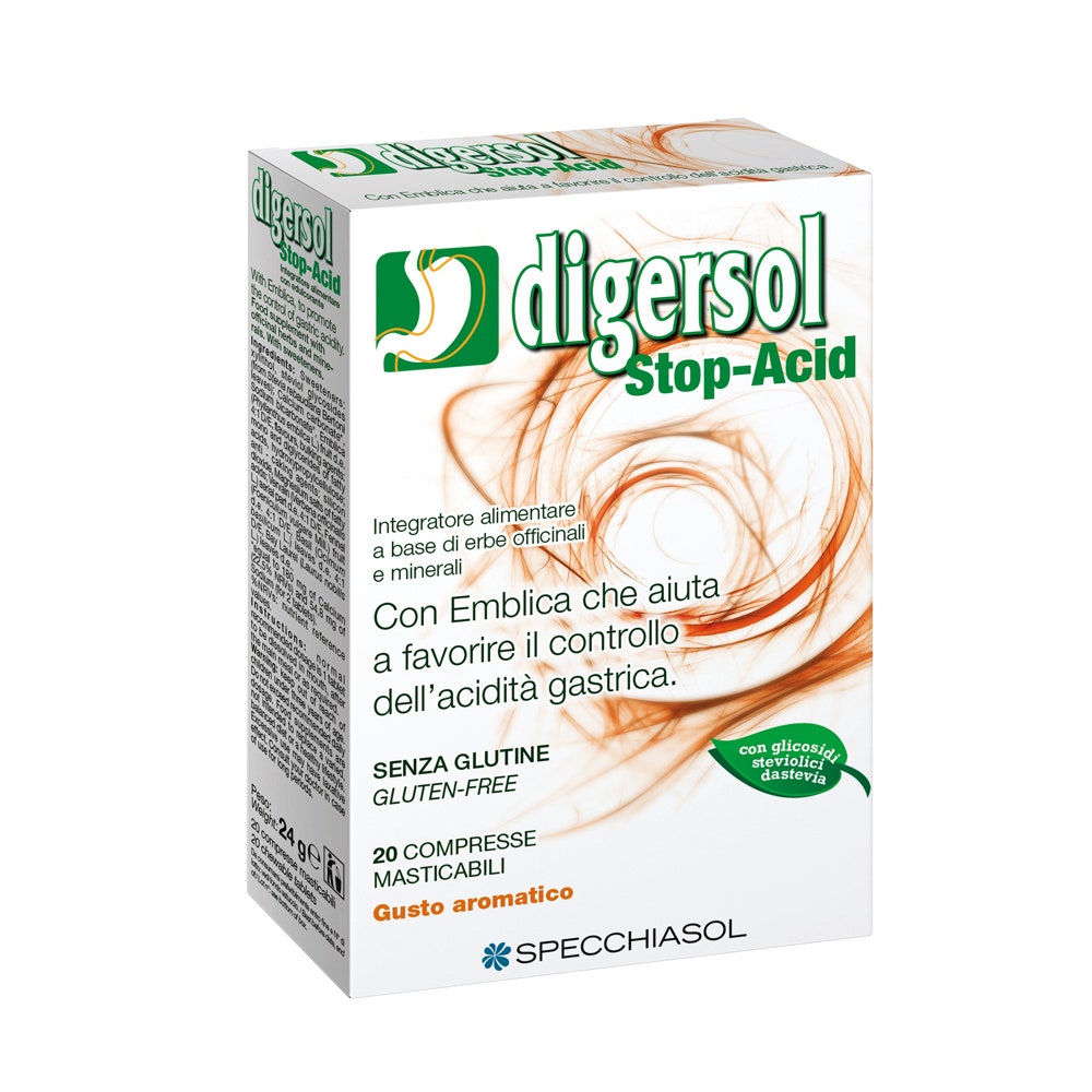DIGERSOL STOP-ACID 20 COMPRESSE