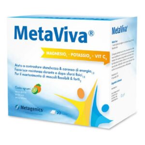 Metaviva magnesio potassio vitamina c integratore 20 bustine