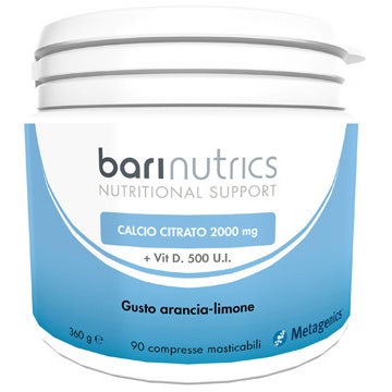 BARINUTRICS CALDO CALCIO CITRATO ARANCIA/LIMONE 90 COMPRESSE