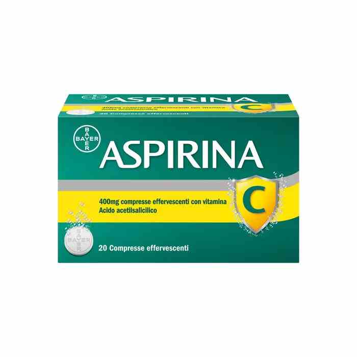 ASPIRINA C 20CPR EFF 400+240MG