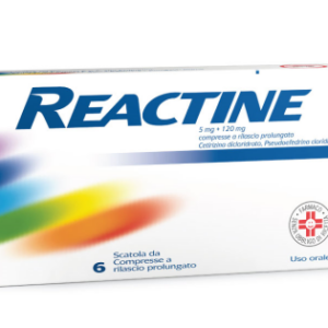 REACTINE 6CPR 5MG+120MG RP
