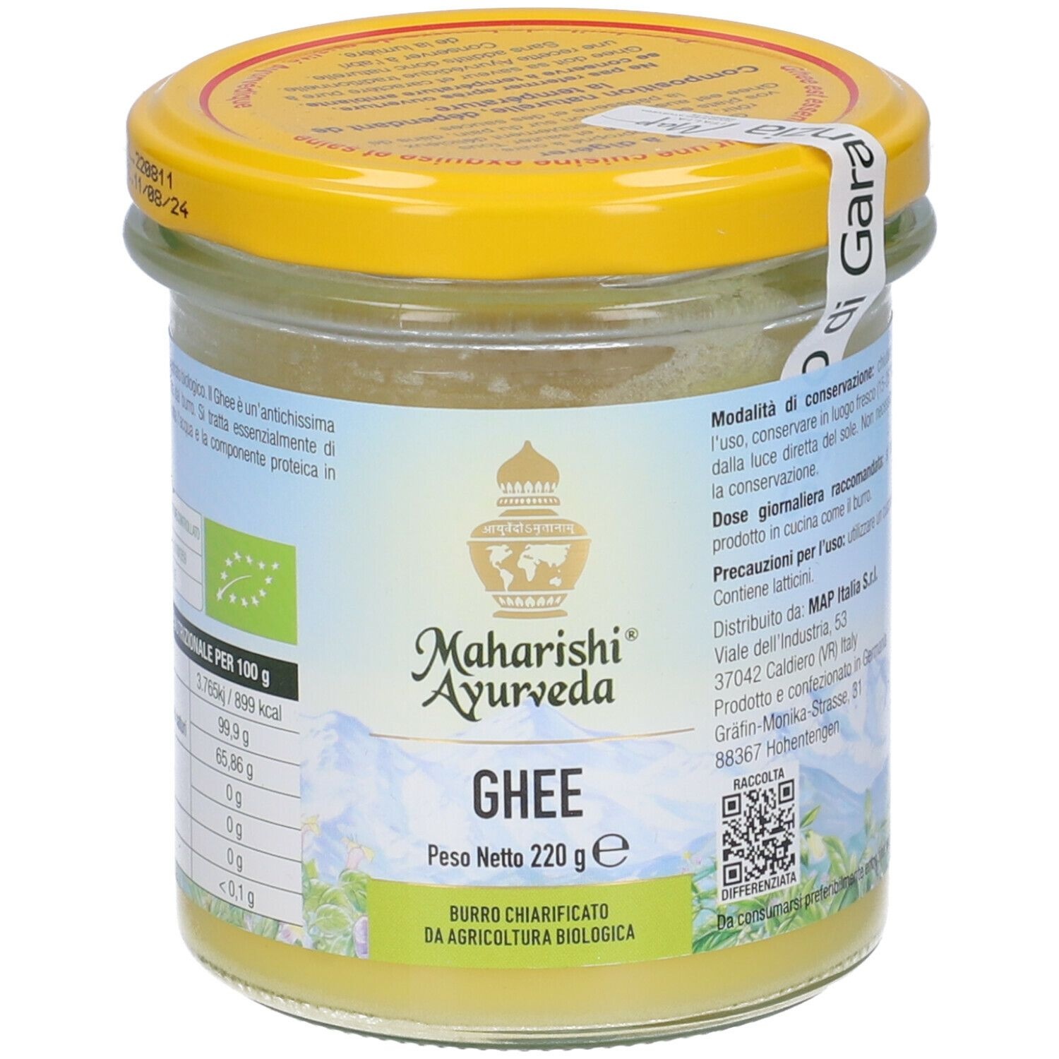 GHEE BIO BURRO CHIARIFICATO 220G