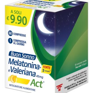 MELATONINA ACT +VAL+FT5C 60CPR