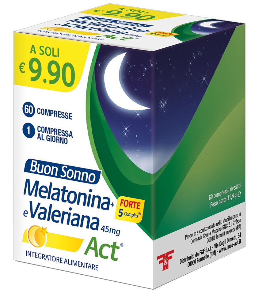 MELATONINA ACT +VAL+FT5C 60CPR